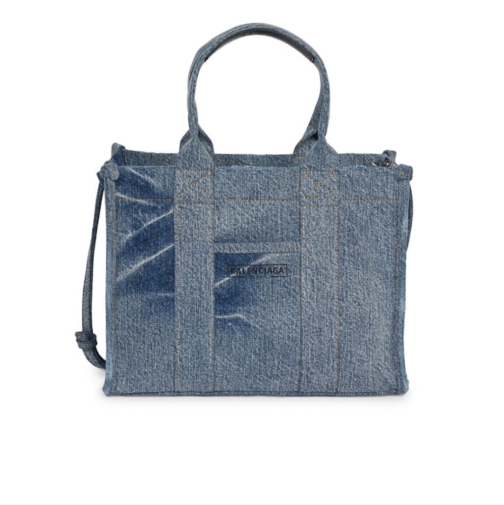 Balenciaga Denim Tote Bag
